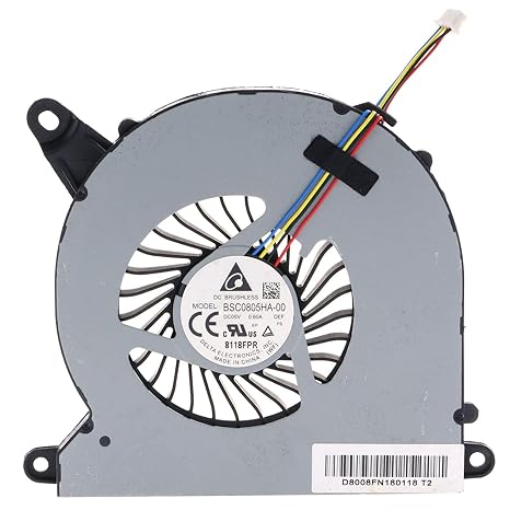 Replacement CPU Cooling Fan for Intel NUC8 NUC8i7BEH NUC8i3BEH NUC8i5BEH NUC8i5BEK NUC8i7BEK NUC8i3BEK BSC0805HA-00 DC05V 0.60A