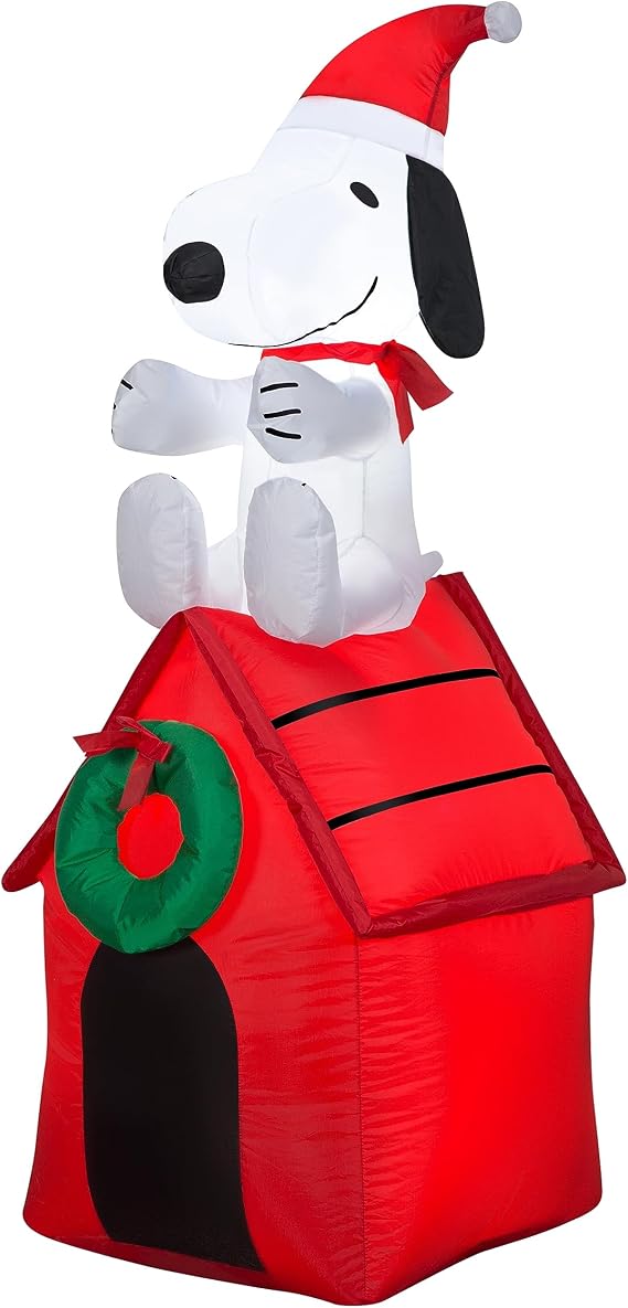 Christmas Inflatable Snoopy & Woodstock, 48-In.