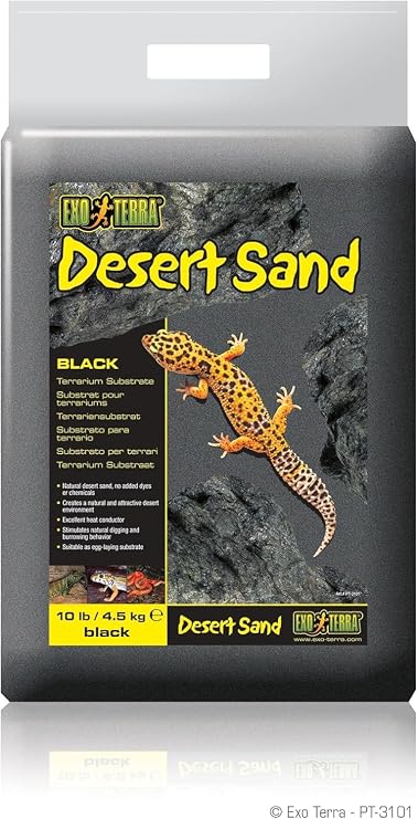 Exo Terra Desert Sand, 10-Pound, Black