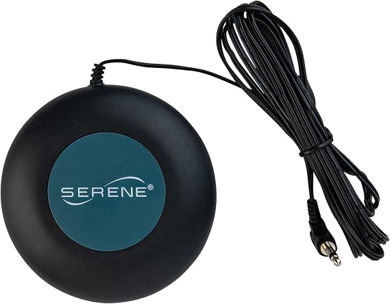 Serene Innovations Wired Bed Shaker for Cell Phone Ring Amplifier & Flasher and Home Alert System