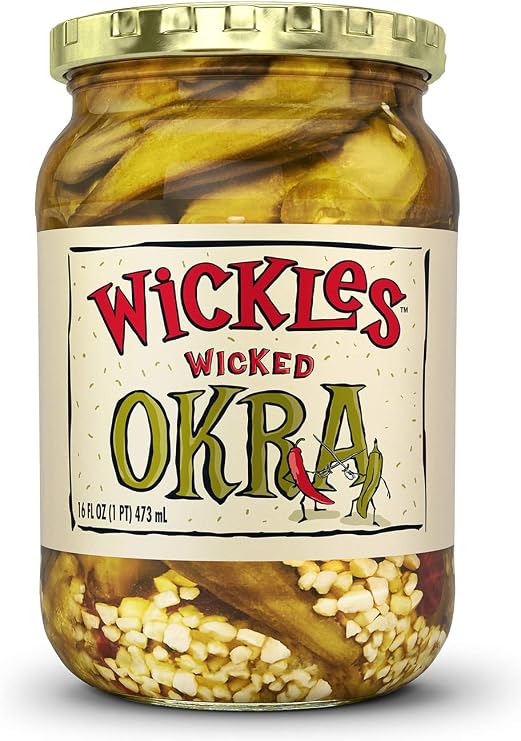 Wickles Wicked Okra Pickled - 16 oz
