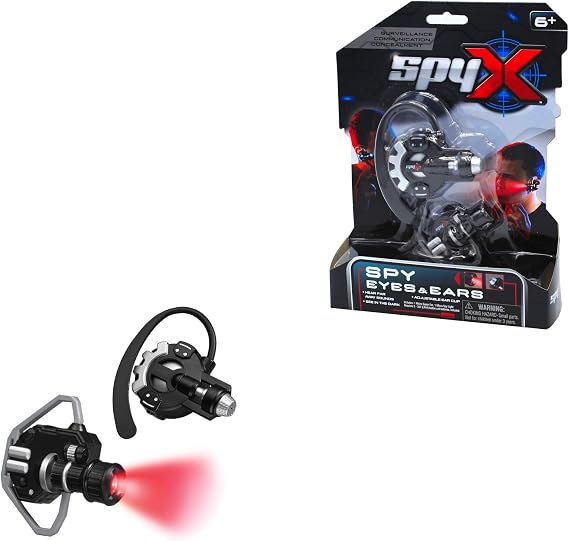 SpyX Micro Eyes & Ears - Includes Sonic Listener and Spy Light Spy Toys. See in The Dark & Hear Far Away - Perfect Spy Gear!