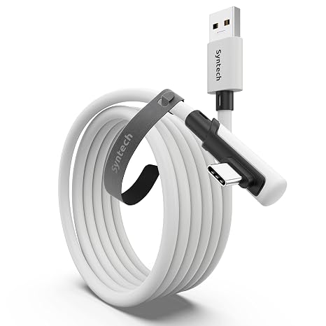 Syntech Link Cable 10FT, USB 3.0 to USB Cable for Meta Quest 3/3S/2, White