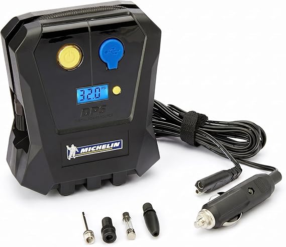 MICHELIN 009518 Mini Digital Car Compressor 12V, 3.5 Bars