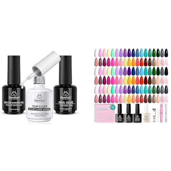 beetles Gel Polish 3 Pcs Set with Gel Nail Polish Set