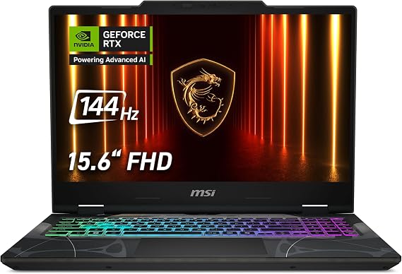 MSI Cyborg 15 Gaming Laptop| Intel Core™ 7 240H | NVIDIA GeForce RTX 5050 | 15.6'' FHD 144Hz Screen |16GB DDR5 RAM | 512 GB SSD | Windows 11 Home