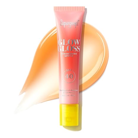 Supergoop! Glow Gloss SPF 40 Lip Balm - Broad Spectrum Protection with a Non-Sticky, High-Shine Finish - 0.5 fl oz