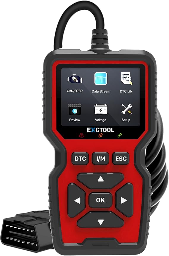 Car OBD2 Scanner Diagnostic Tool Vehicle Check Engine Light Code Reader with Reset, Live Data  OBD II Modes Compatible with Model Year 1996+ Cars & Light Trucks