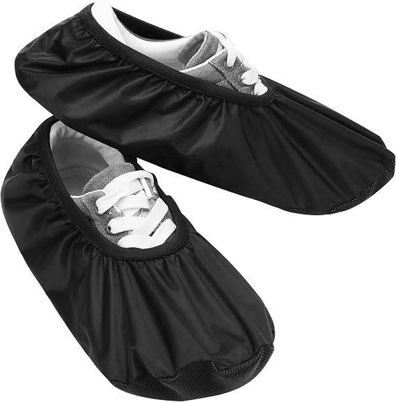 COITEK Bowling Shoe Covers, Shoe Protector Covers for Bowling Shoe Waterproof Reusable and Anti Slip (Large)