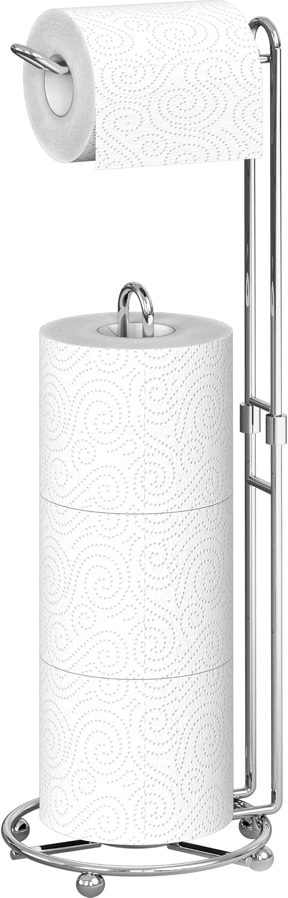 Simple Houseware Toilet Paper Holder Bathroom Tissue Storage Holder, Chrome