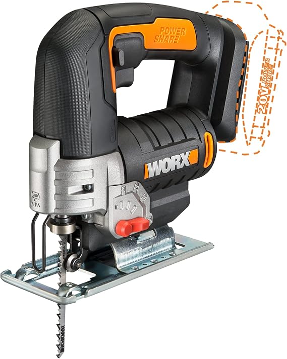 WORX Cordless Jigsaw, 20V, WX543L.9