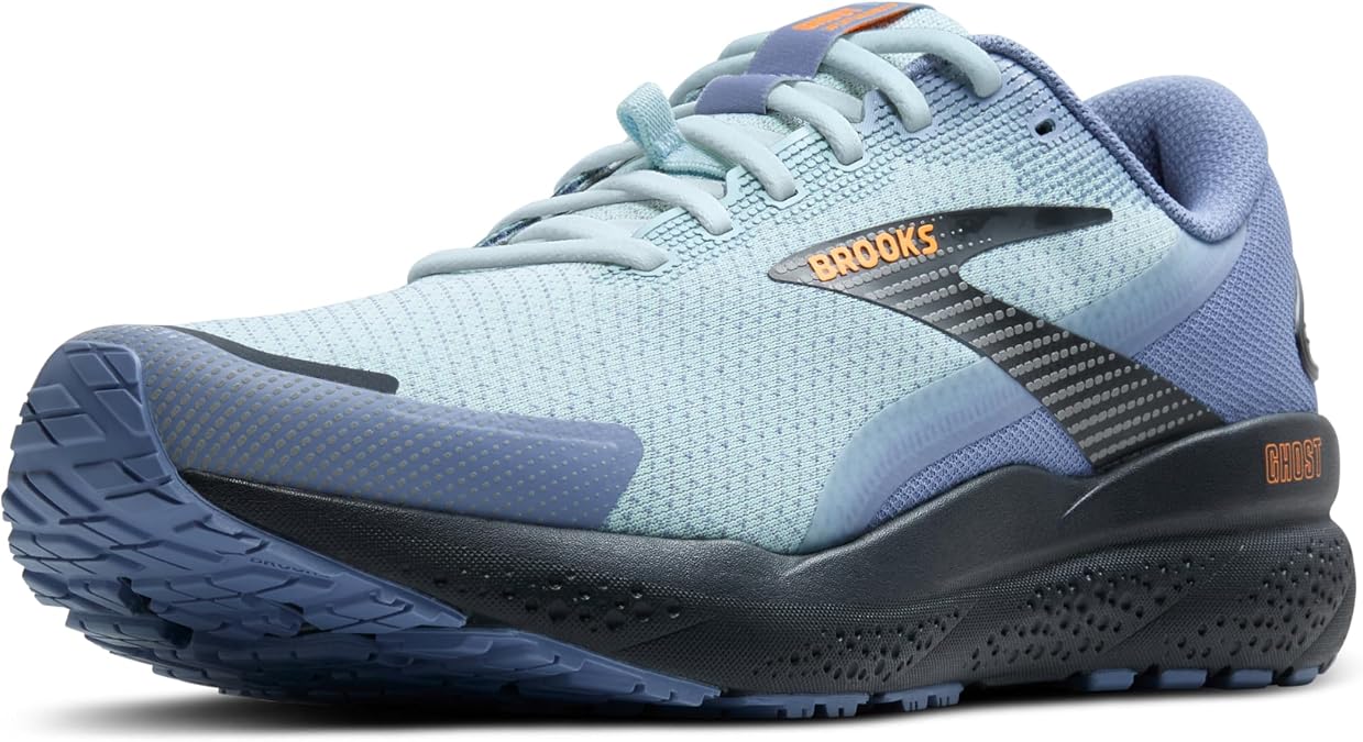 Brooks Mens Ghost 16 Weatherized Neutral Running Shoe - Country Blue/Winter Sky/Ebony - 9 Medium