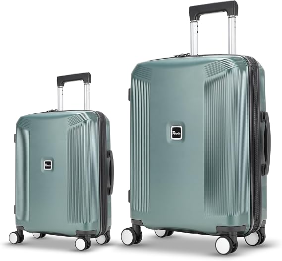 Luggage Sets 2 Piece, 20/28 Inch Lightweight Expandable (Green)