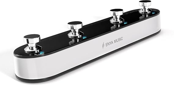 ENYA INSPIRE & SONIC JT Electric Guitar Compact Foot Pedal Controller-Smart App Integration & Instant Tone Switching