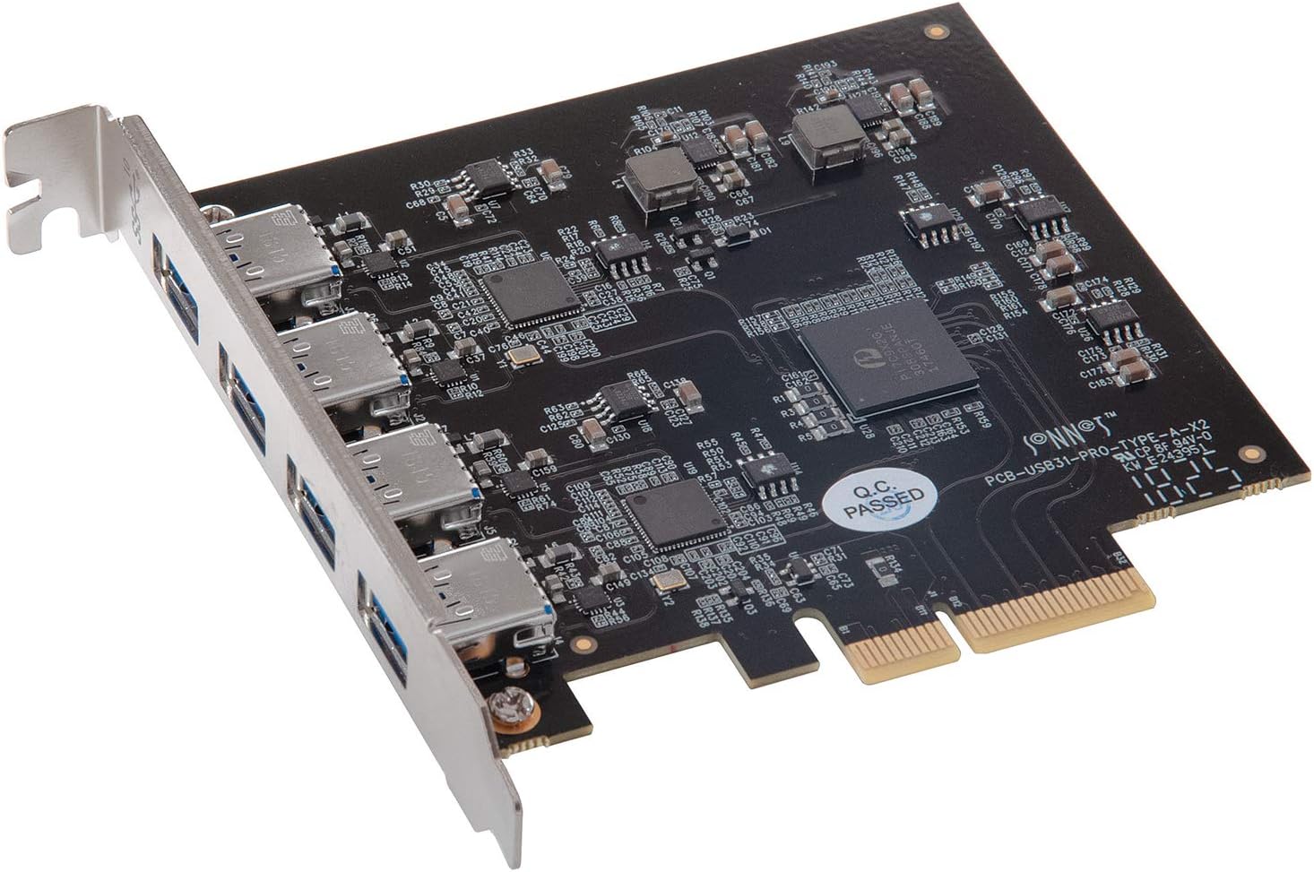 Sonnet Allegro Pro USB 3.2 PCIe Card 4x10Gb charging ports - PCIe Sound Card