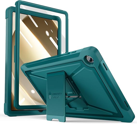 ZtotopCases for Samsung Galaxy Tab A9 Plus 11 Inch 5G 2023 Case, Built-in Screen Protector/Kickstand/Full-Body Dual Layer Shockproof Protective Cover for Tablet A9+ 11'' (SM-X210/X216/X218), Green