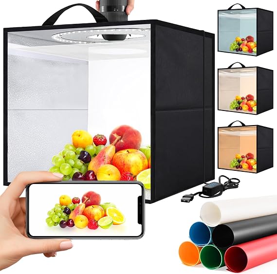 Light Box,Light Box Photography,12"x12"Photo Box,Photo Light Box