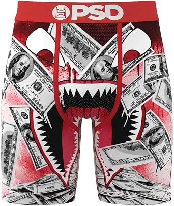 PSD Warface Cherry Melt Mens Boxer Briefs, Multi-Colored, Large