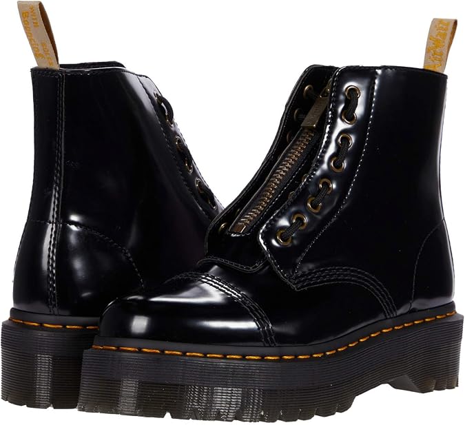 Dr. Martens Women's Jungle Combat Boot, Black Oxford, 5 UK