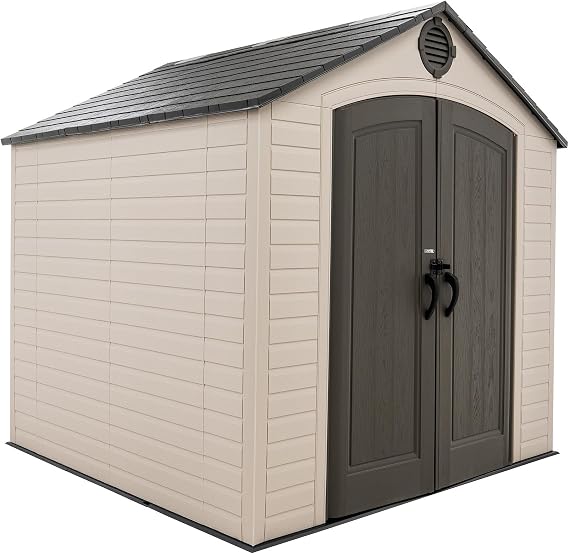 Lifetime Outdoor Storage Shed, 8 x 7.5 Foot