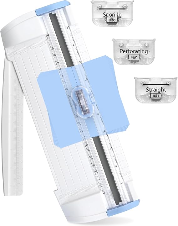 3-in-1 9" A5 Paper Trimmer with Straight, Scoring & Perforating Blades