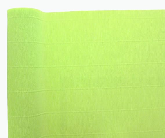 Premium Italian Crepe Paper roll 180 Gram - 558 Limelight