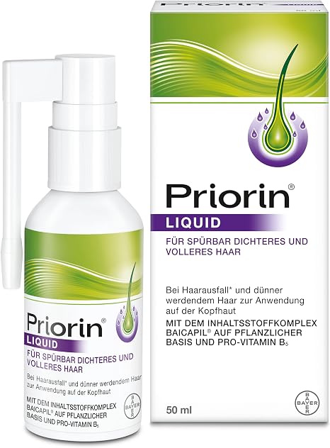 Priorin Liquid I Reduces Hair Loss in Women I Hair Growth I 50 ml