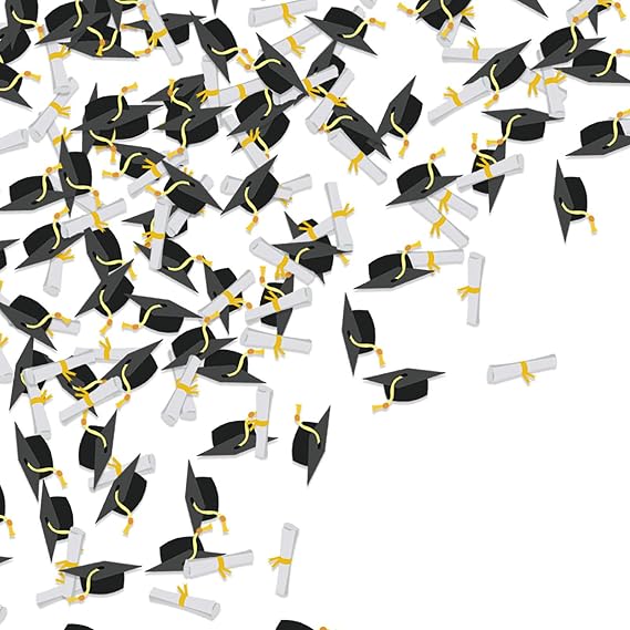 100PCS 2026 Graduation Confetti Congrat Graduate Table Decorations Congrats Graduation Confetti Decor Birthday Party Supplies