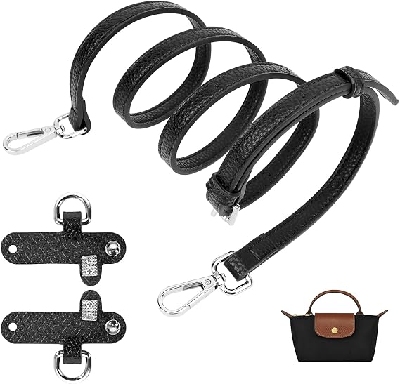 Shoulder strap for GADITIEK Longchamp, adjustable bag strap for leather, women's bags, without drilling holes