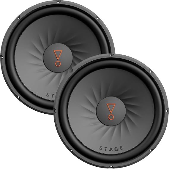 JBL - Two STAGE122D 12" Dual 4ohm DVC Car Subwoofers 250 Watt RMS