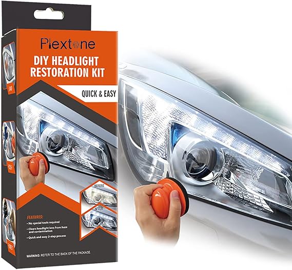 Professional Headlight Restoration Kit DIY Headlamp Brightener Car Care Repair kit Head Lense Clean(manual) (S205-M)1