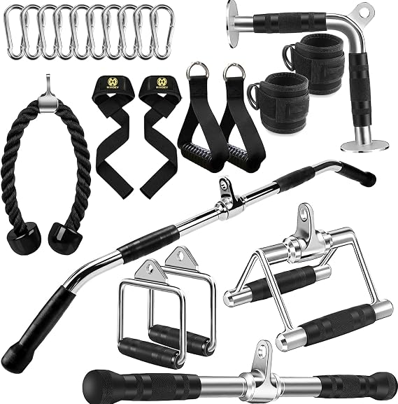 Cable Machine Attachment, Cable Attachments for Gym, Gym Cable Attachments, Cable Machine Attachments Set