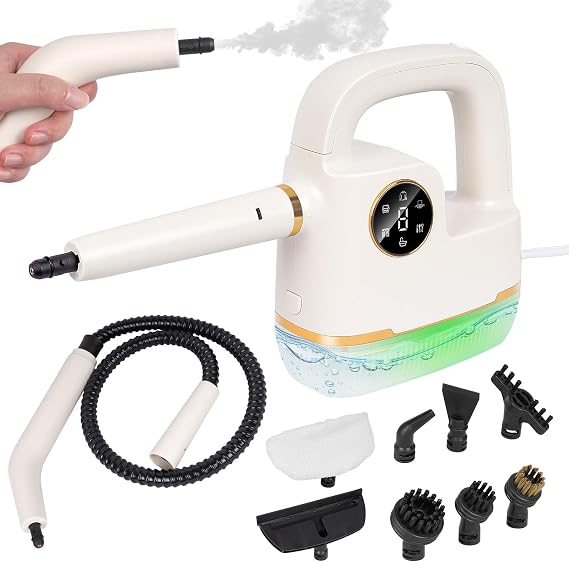 STEAM CLEANER Handheld [One Click Clean] Steamer for Cleaning