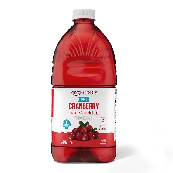 Amazon Grocery, Diet Cranberry Juice Cocktail, 64 Fl Oz
