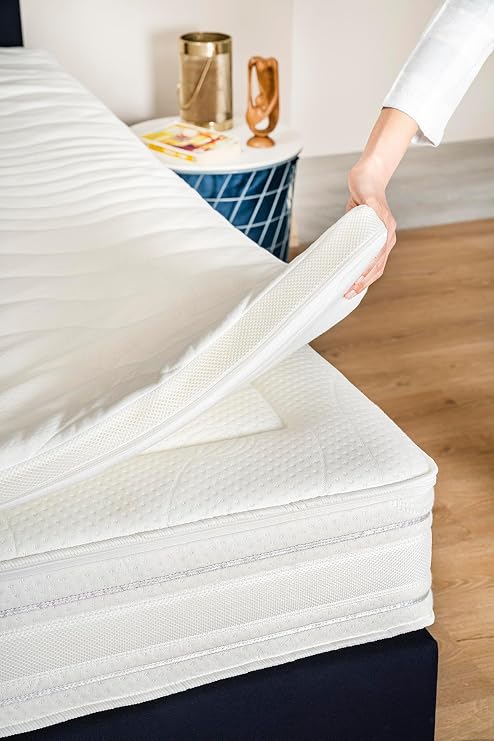 Topper 2.1 - Visco Yatak Pedi - Soft Hafızalı Visco Sünger - Yıkanabilir Fermuarlı Kılıflı (120x200)
