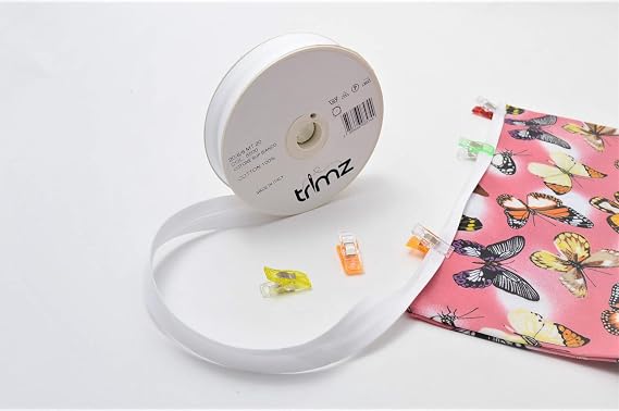 Trimz Bias Tape, 20/8/8 x 20m, White