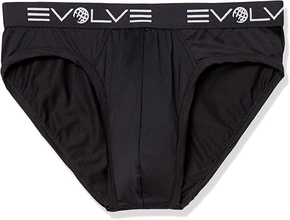 Evolve Men's Sport Mesh 3 Pack No Show Briefs