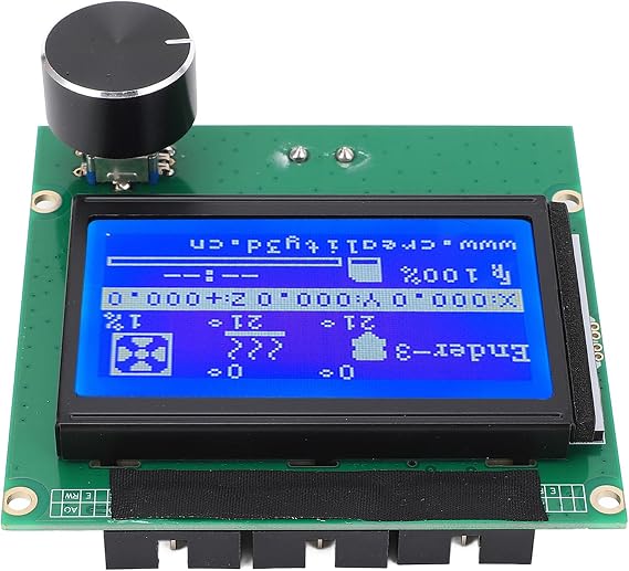 LCD Graphic Smart Display Control Board, LCD Control Module, 12864 Blue Control Panel with Ribbon Cable, for Ender 3, 3s, 3X, 3 Pro and Other 3D Printers