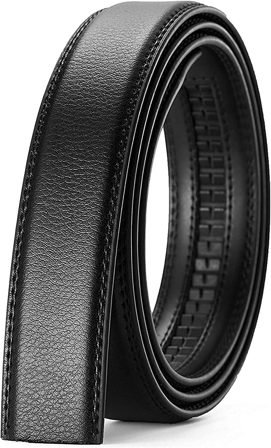 Mens Leather Ratchet Belt Strap Only 35mm 1 38,Leather Belt without Buckle