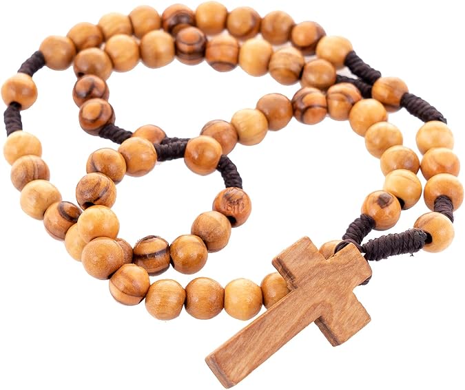Zuluf Jerusalem Catholic Prayer Rosary Hand Made from The Holy Land Israel
