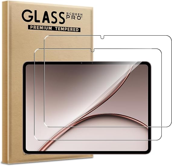 WFTE 2-Pack Screen Protector for OnePlus Pad 4 13.2",Anti-Scratch,HD Clear,Anti-fingerprint,Bubble-Free,Dust-Free Premium Tablet Screen Protector Tempered Glass For OnePlus Pad 4 13.2 inch