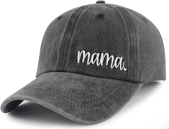 Mama Hat for Women Mommin Wife, Adjustable Mom Gifts Baseball Cap