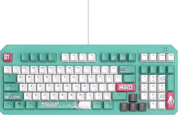 Asus TUF Gaming K3 Gen II Hatsune Miku Edition RGB Turkish Mechanical Gaming Keyboard 90MP0460-BKYA30