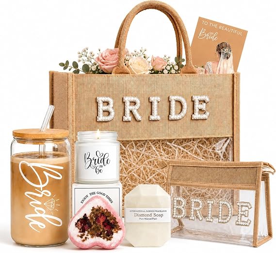 Bridal Shower Gifts for Bride to Be, Wedding Engagement Gifts for Women Her, Unique Bride Gifts for Bachelorette Party, Honeymoon Travel, Wedding Favors for Fiancee and Bridal Women