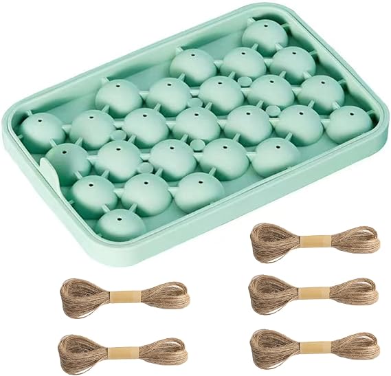 Silicone Grape Soap Molds DIY Craft Kit - for Crafting Projects, Handmade Soap Making, and Creative Gifts (Green)