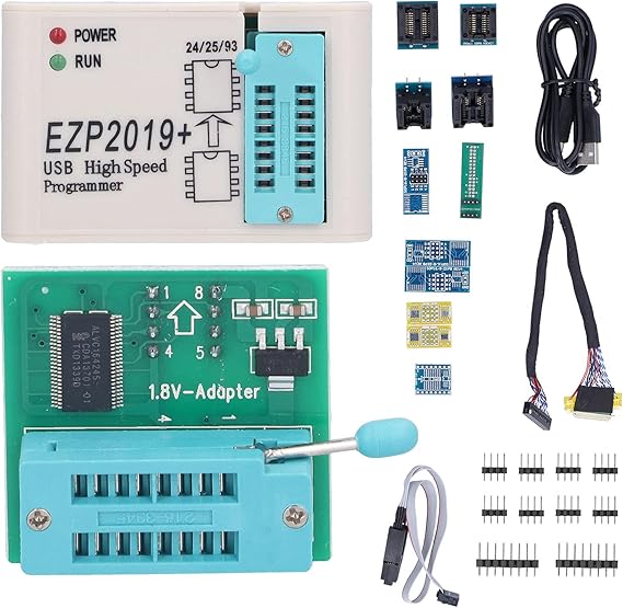 USB SPI Programmer, EPROM Flash 24 25 93 BIOS Programmable Logic Circuit EZP2019 for Off-line Copy Function, Programmer USB Interface