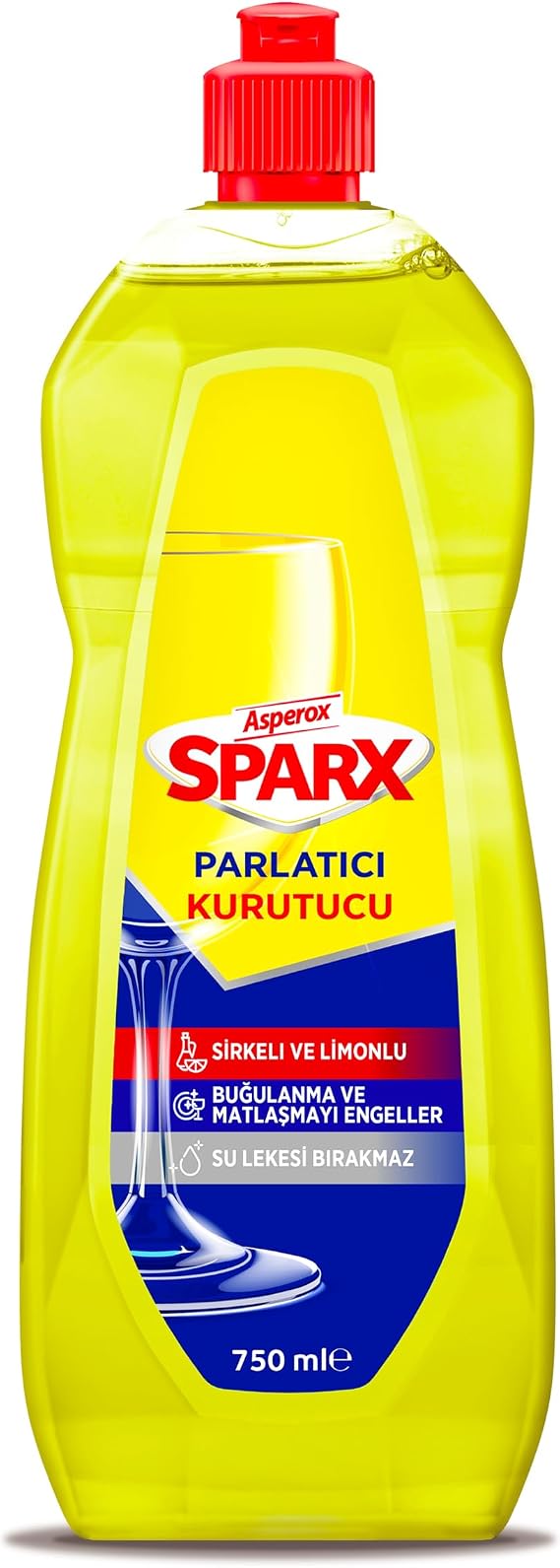 Asperox Sparx Bulaşık Makinesi Parlatıcı & Kurutucu Sirkeli ve Limonlu 750 ml