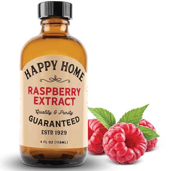Happy Home Natural Raspberry Flavor - Certified Kosher, 4 oz.