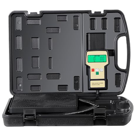 F2C Refrigerant Digital Electronic Charging Weight Scale 220 lbs HVAC Case
