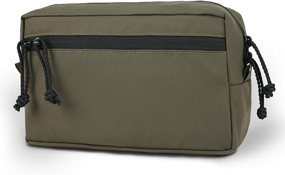 Tactical Admin Pouch Molle, 500D Nylon Water-Resistant EDC Gear Organizer, Horizontal Utility Tool Bag for Chest Rig & Vest, Large Capacity Medical EMT Sub-Pack with Mag Holder